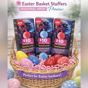 AMOS TastySounds Audio Lollipop, bone conduction music candy. $10 Each